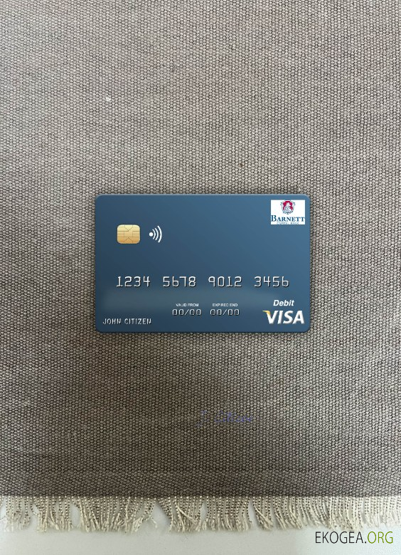 Dominique Barnett Capital Bank carte de débit visa photolook ,